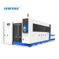 SF3015HM3 Low Noise Full covered pipe and metal sheet Fiber Laser Cutting Machine